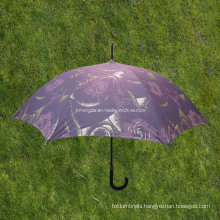 J Handle Multicolored Auto Open Stick Umbrella (YSS0094-4-2)